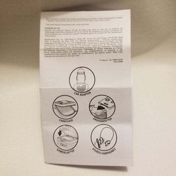 For Gameboy, Mad Catz starter kit, like new condition! - Picture 4 of 4